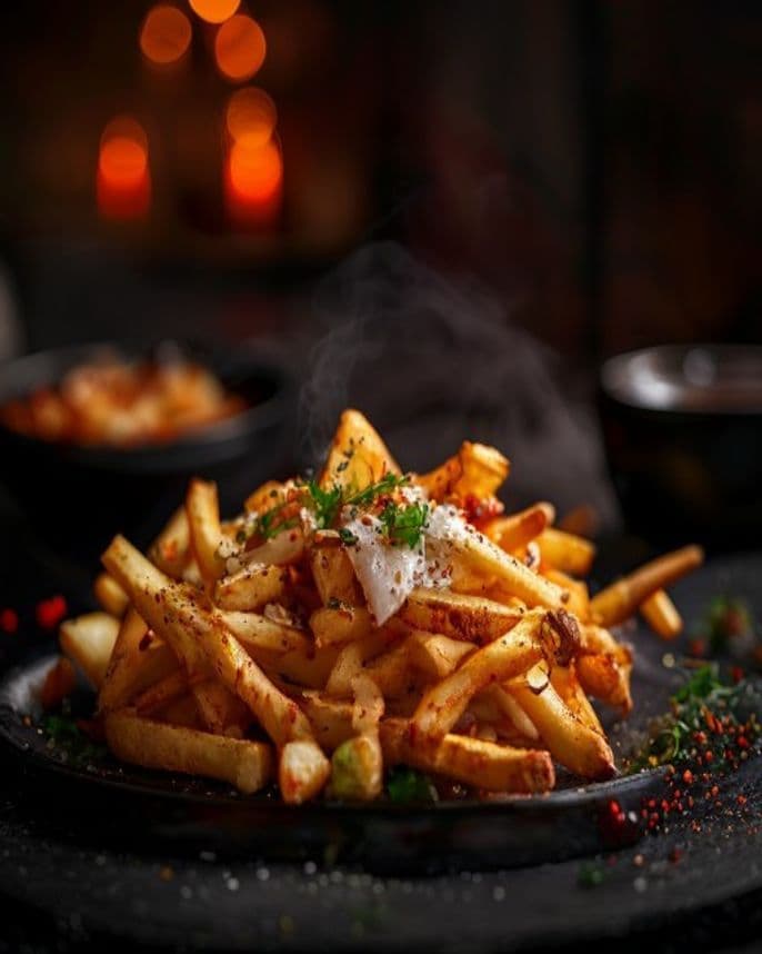 Loaded Fries Parmezan