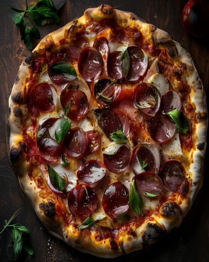 Pizza Prosciutto e Funghi